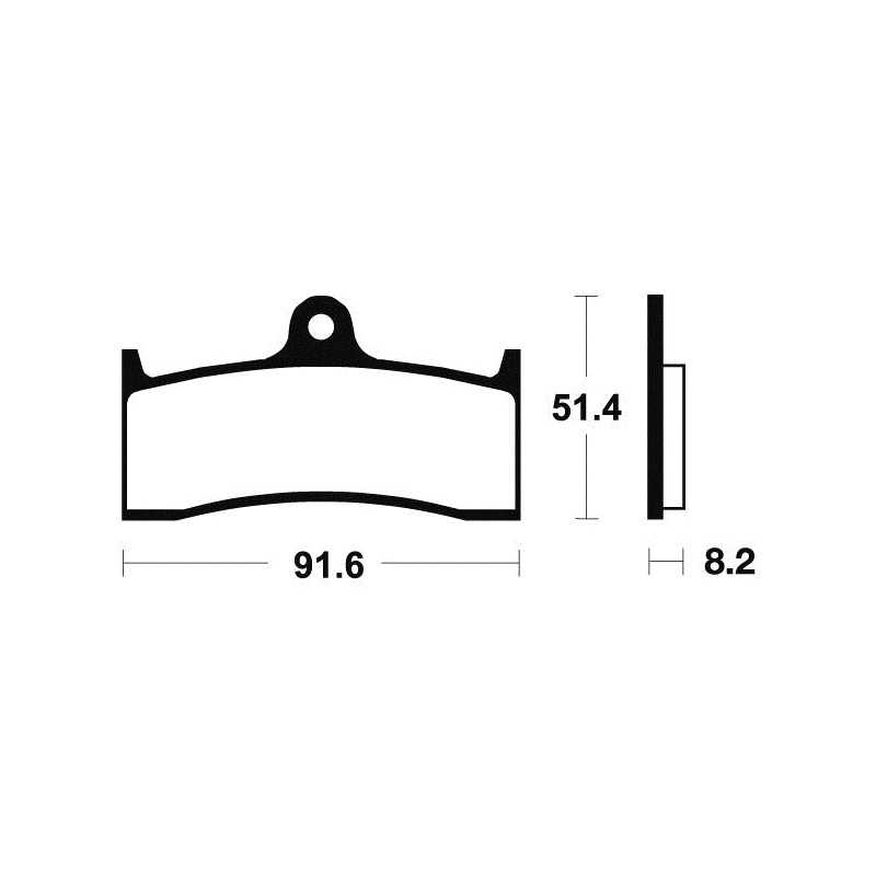Organic Brake Pads MA176