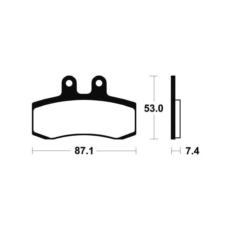 Organic Brake Pads MA181