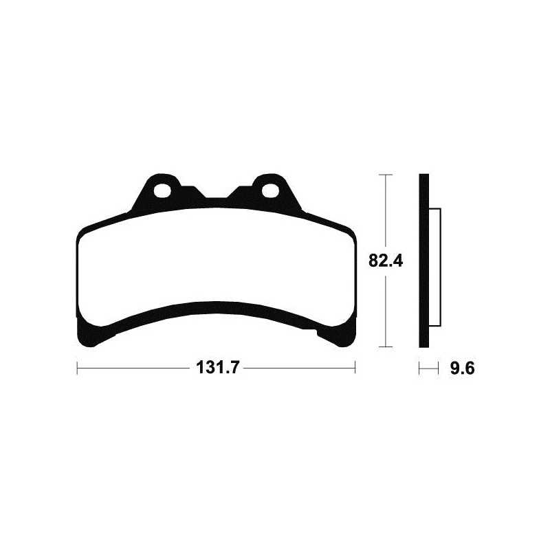 Organic Brake Pads MA182