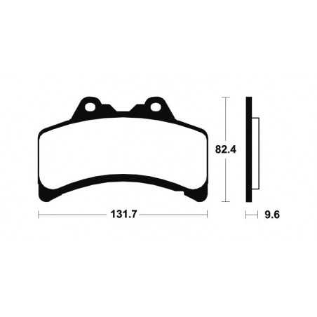 Organic Brake Pads MA182