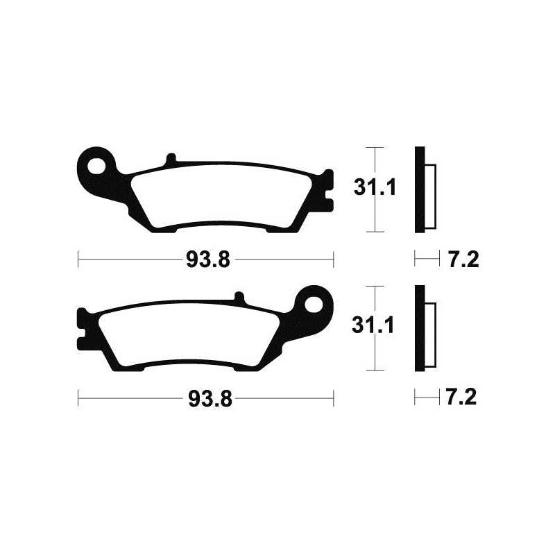 Sintered MOR340 Brake Pads