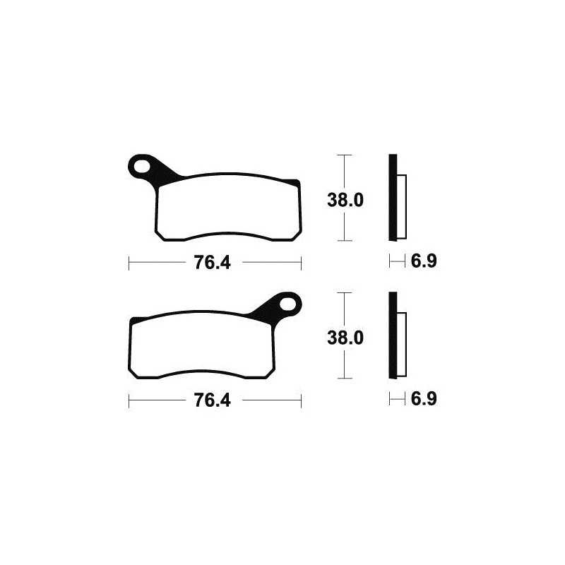 Sintered MOR366 Brake Pads