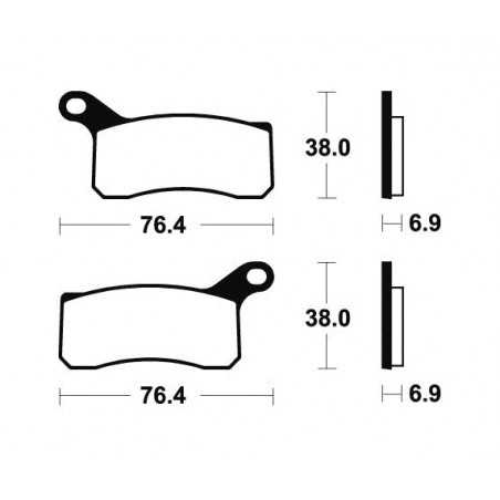 Sintered MOR366 Brake Pads
