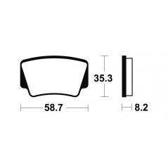 Sintered brake pads MOR367