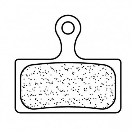 Sintered brake pads for E-BIKE 4055ECX