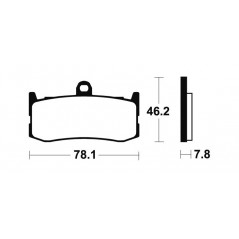 MFP364 High Performance Front Sintered Brake Pads