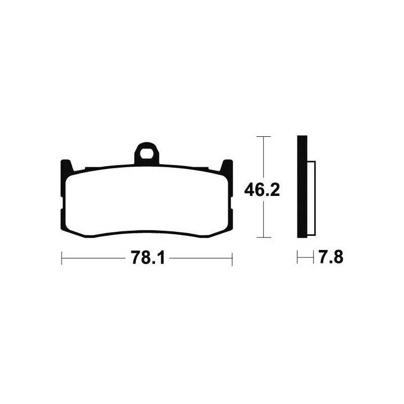 MFP364 High Performance Front Sintered Brake Pads