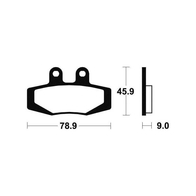 Organic Brake Pads MA121