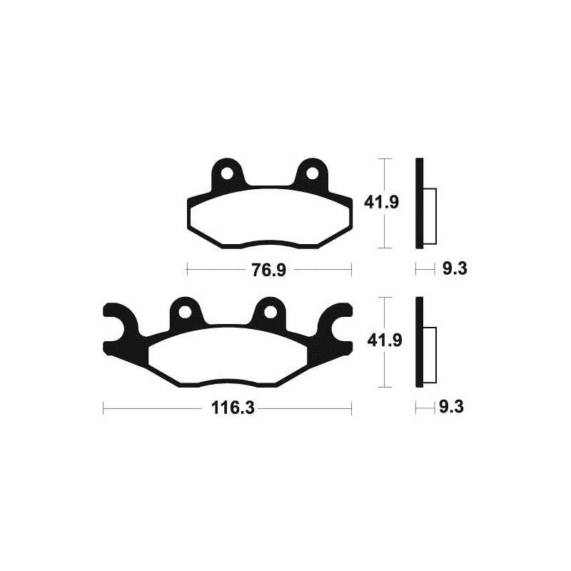 Sintered Brake Pads MSS378