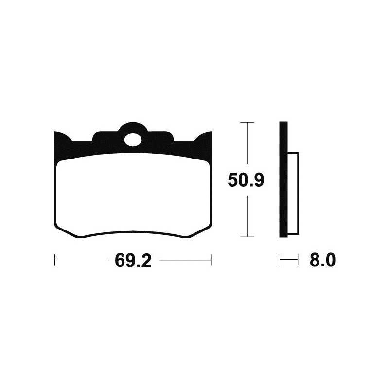 MR178 Sports Sintered Brake Pads