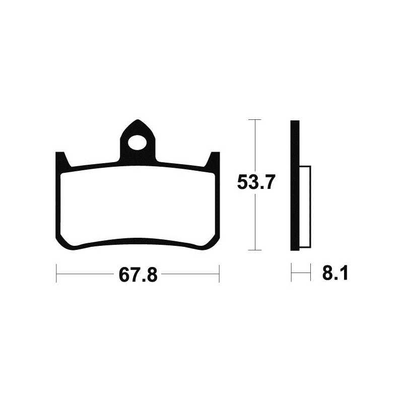 Organic Brake Pads MA122