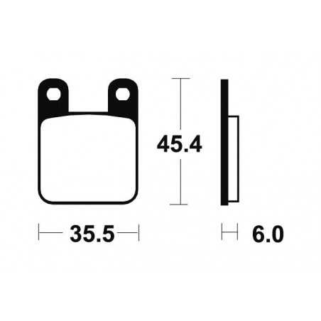 Organic Brake Pads MA59