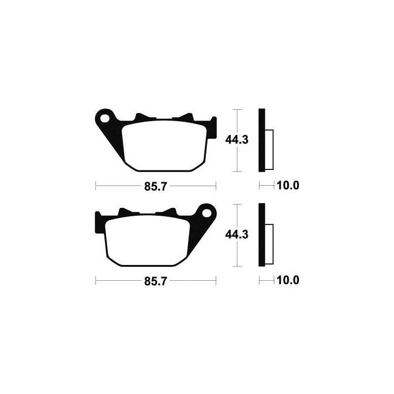 Sintered MR308 Brake Pads
