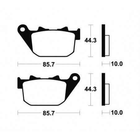 Sintered MR308 Brake Pads