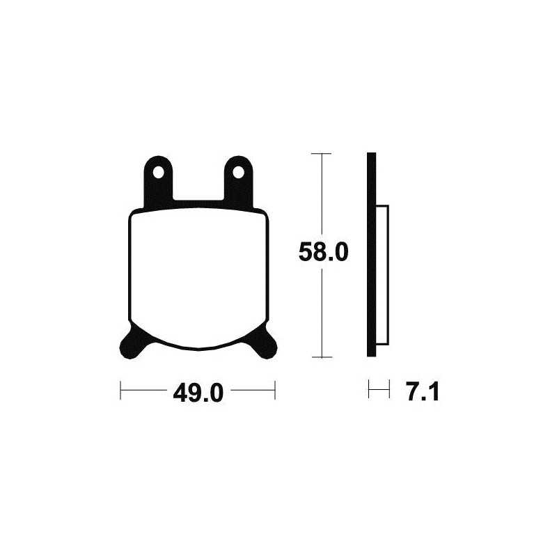 Organic MA60 Brake Pads