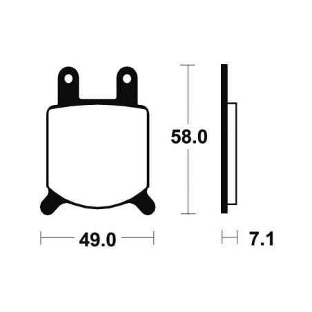 Organic MA60 Brake Pads