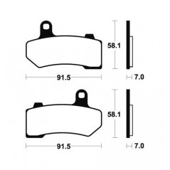 Sintered Brake Pads MR330