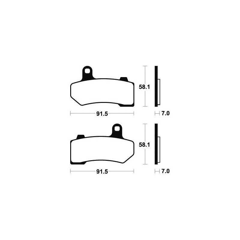 Sintered Brake Pads MR330