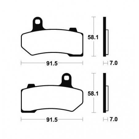 Sintered Brake Pads MR330