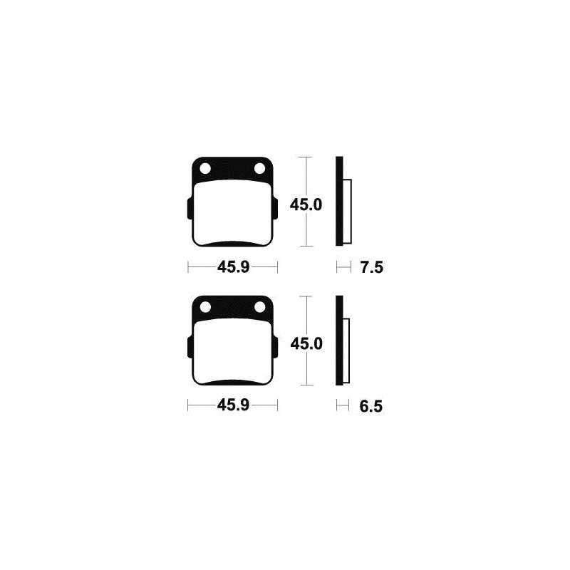 Organic Brake Pads MA62