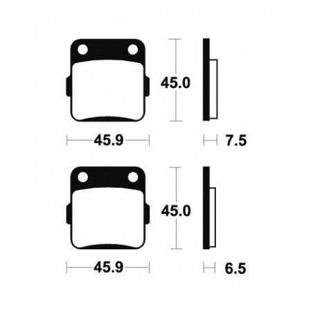 Organic Brake Pads MA62