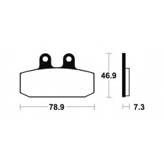 Sintered MSS88 Brake Pads