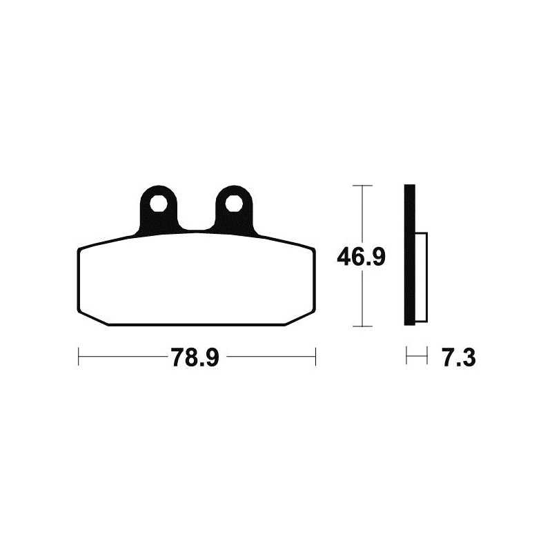 Sintered MSS88 Brake Pads