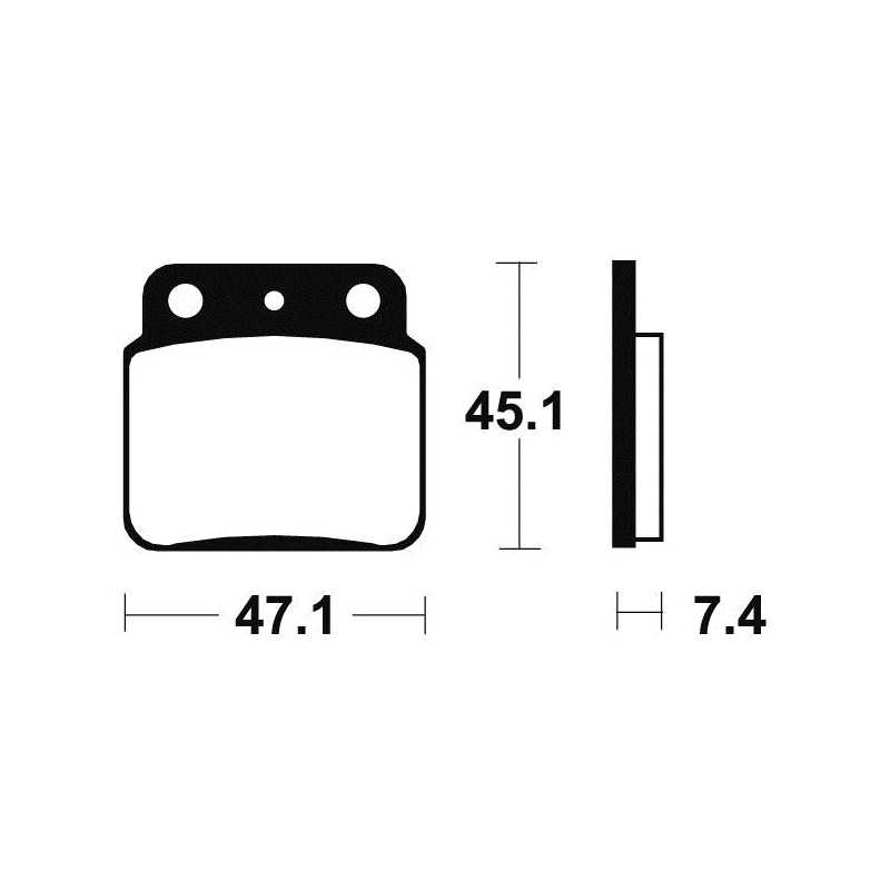 Sintered brake pads MO149