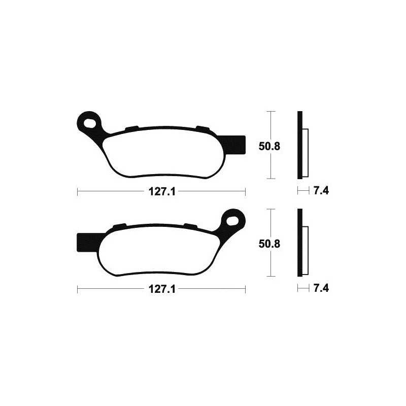 Sintered MR354 Brake Pads