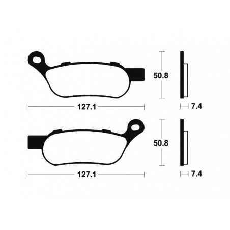 Sintered MR354 Brake Pads