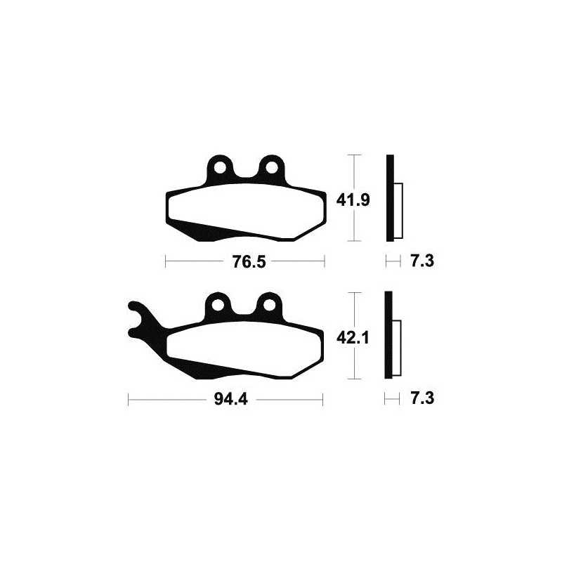 Sintered Brake Pads MSS189