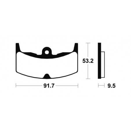 Organic Brake Pads MA71