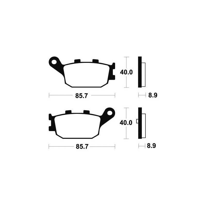 Sintered Brake Pads MR253
