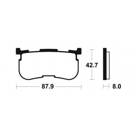 Sintered Brake Pads MR423