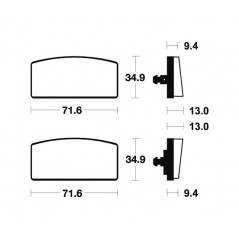 Organic MA20 Brake Pads