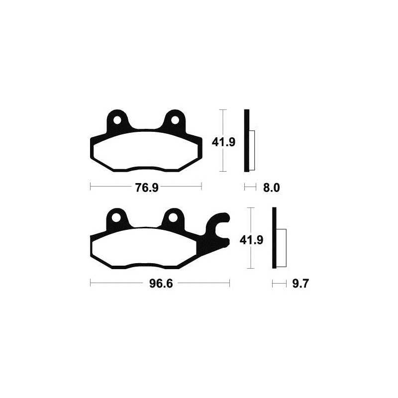 Organic Brake Pads MA133