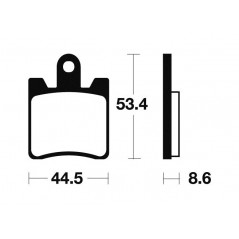 Sintered MSS240 Brake Pads