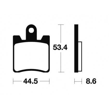 Sintered MSS240 Brake Pads