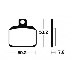 ME230 organic scooter brake pads
