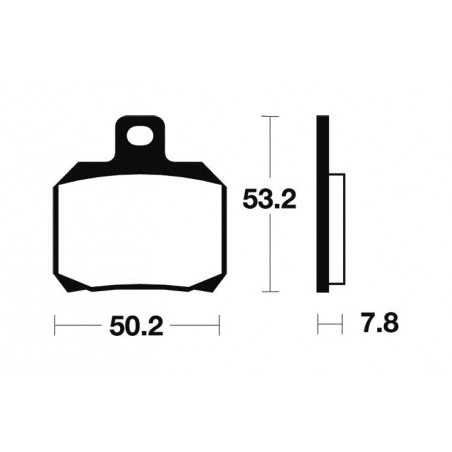 ME230 organic scooter brake pads