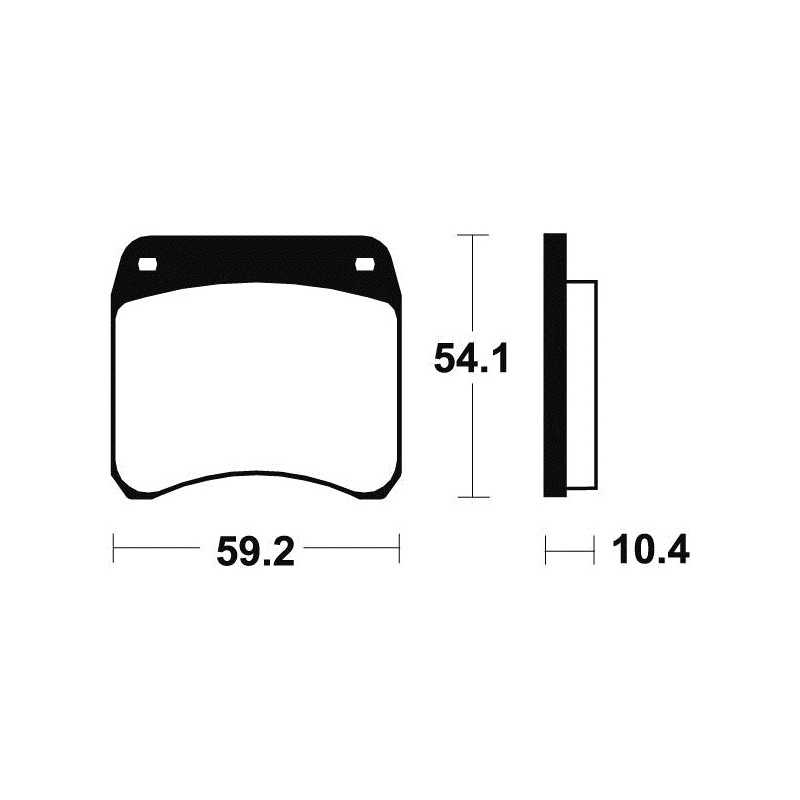Organic Brake Pads MA23