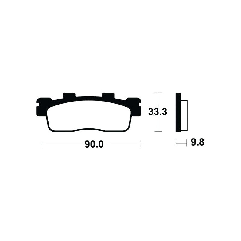 Organic Scooter Brake Pads ME371