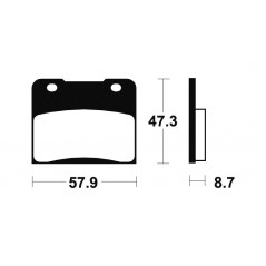 Organic Brake Pads MA78
