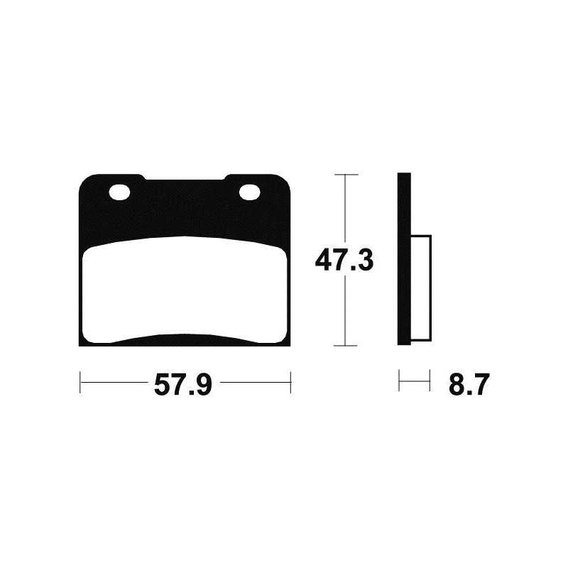 Organic Brake Pads MA78