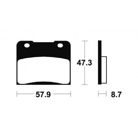 Organic Brake Pads MA78