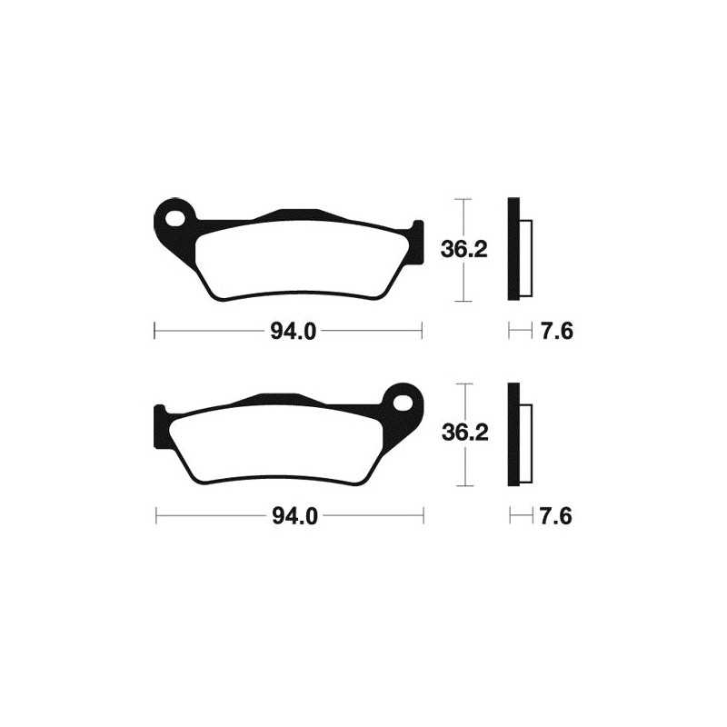 Sintered Brake Pads MSS171