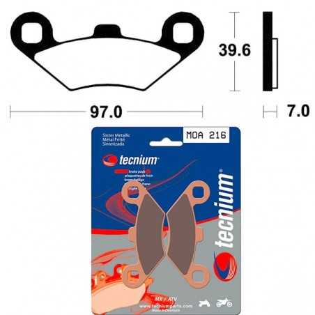 MOA216 Sintered Brake Pads