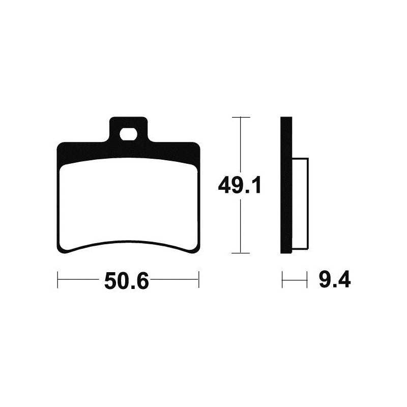 Sintered brake pads MSS247