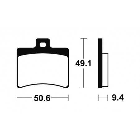 Sintered brake pads MSS247