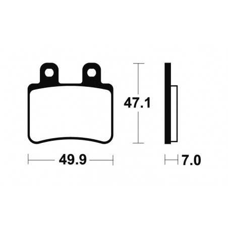 Organic Scooter Brake Pads ME273